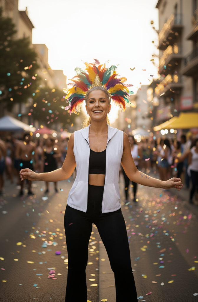 Colete Fitness com Touca - Dry Fit