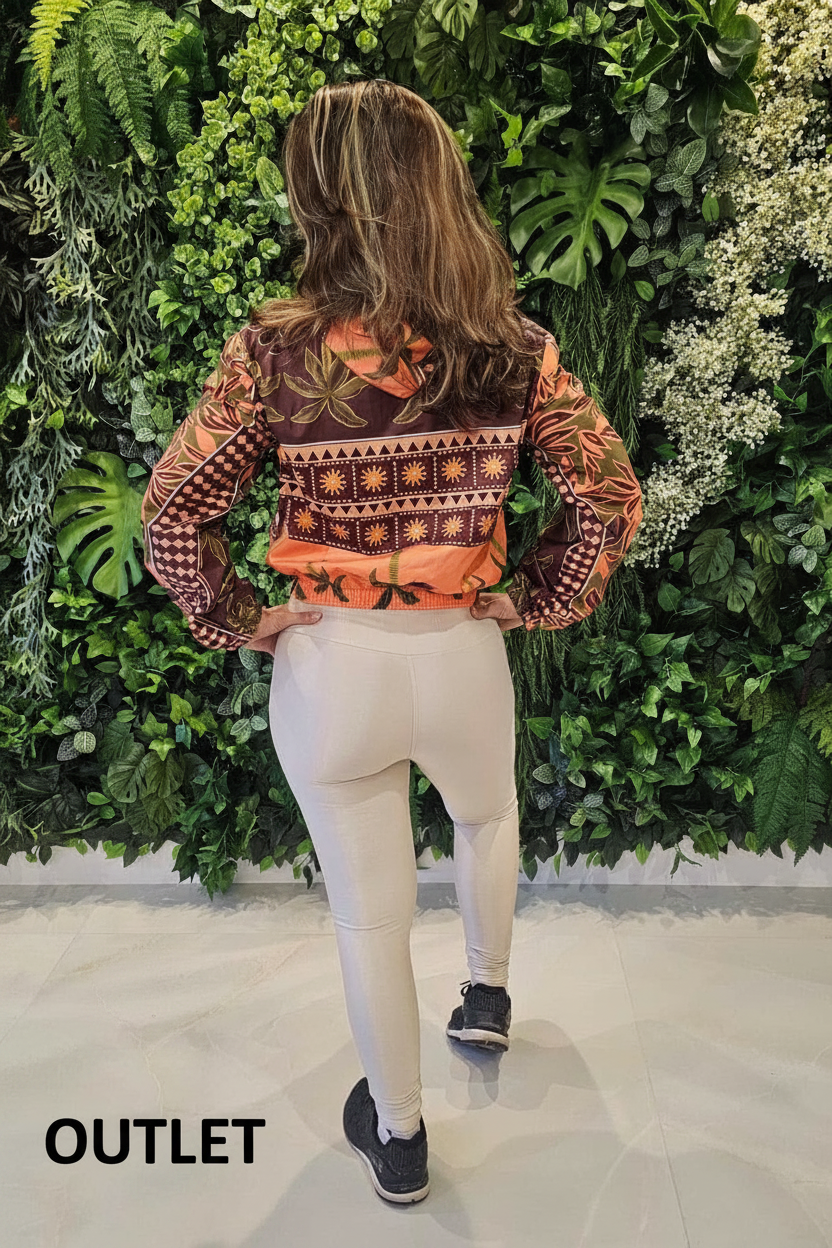 Jaqueta Bomber Corta Vento Feminina Estampada - Ultimas Peças !! (OUTLET)