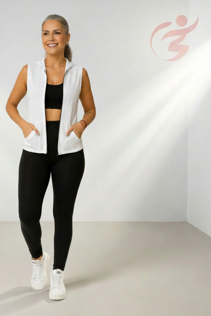 Colete Fitness com Touca - Dry Fit