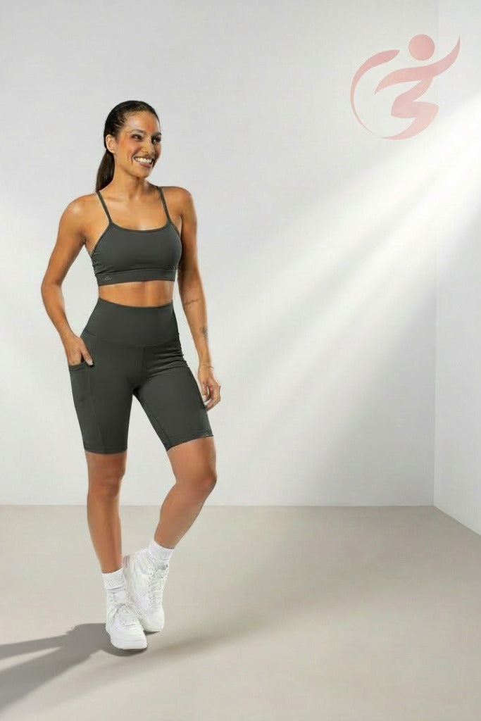 Bermuda Fitness Proteção UV50+ em Poliamida