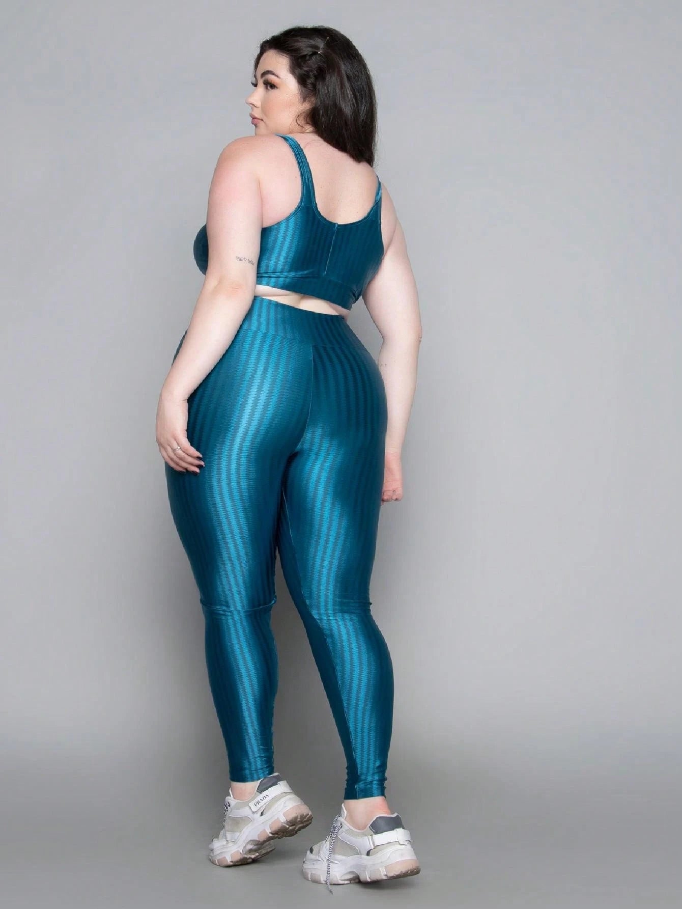 Vendedor IndicadoConjunto Fitness Top + Calça Plus Size New Zig 3D