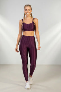 Conjunto Fitness Legging e Top Poliamida
