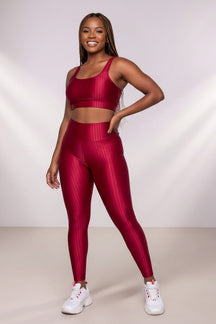 Conjunto Fitness Legging e Top Poliamida