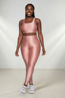 Conjunto Fitness Legging e Top Poliamida