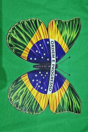 Camiseta Copa Brasil Borboleta - 100% Algodão
