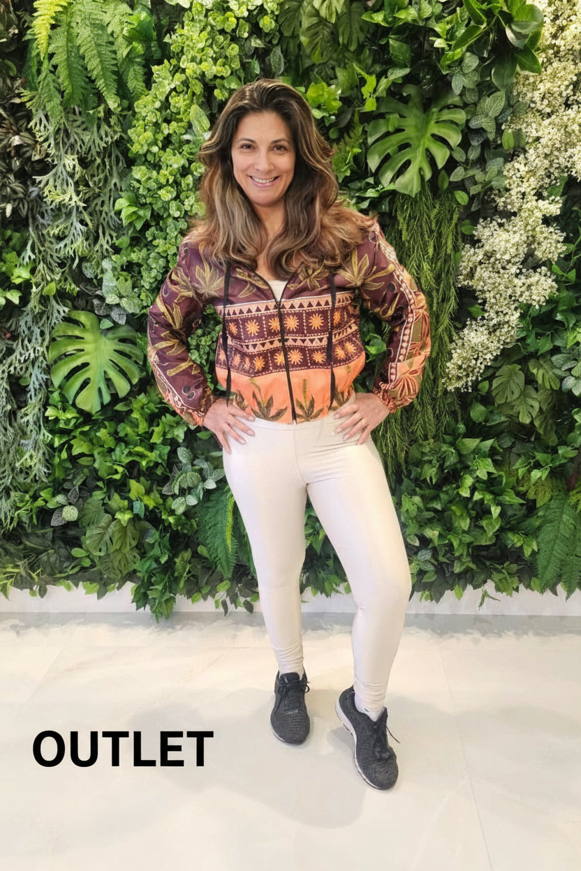 Jaqueta Bomber Corta Vento Feminina Estampada - Ultimas Peças !! (OUTLET)