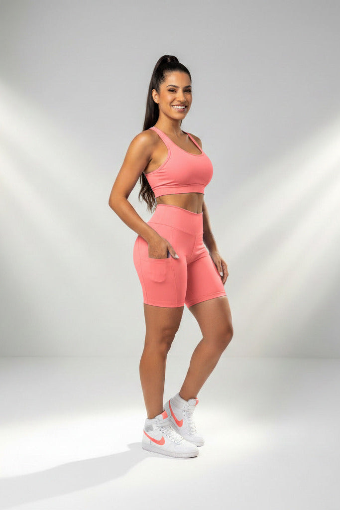 Bermuda Fitness Proteção UV50+ em Poliamida