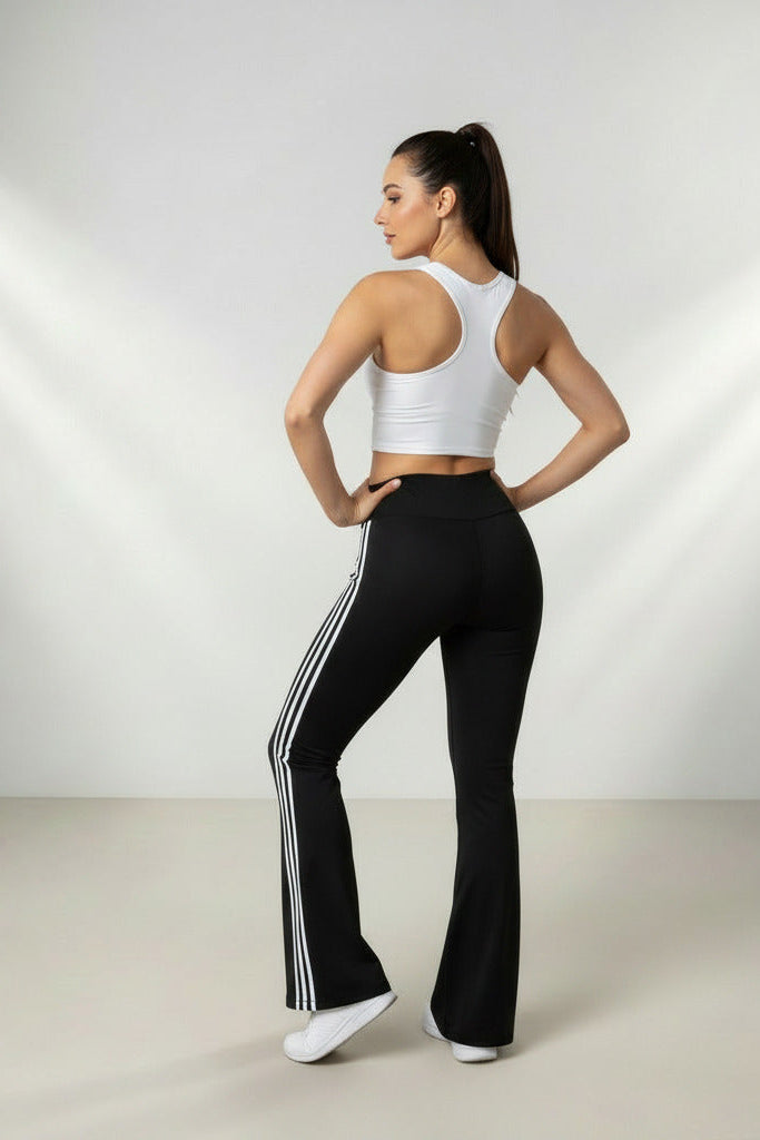 Calça  Bailarina Flare - Cintura Alta
