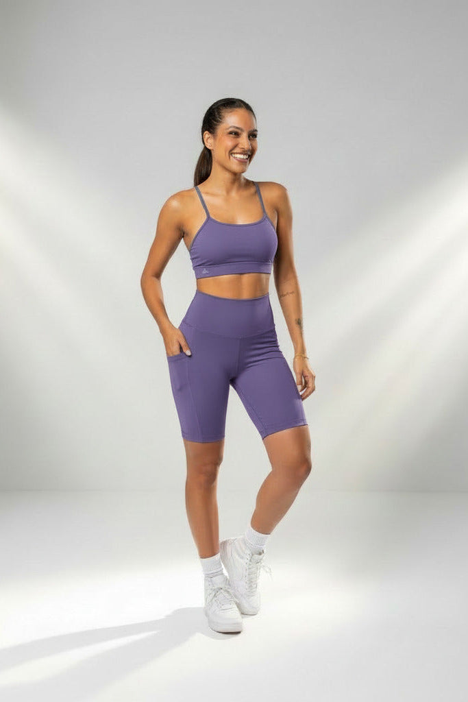 Bermuda Fitness Proteção UV50+ em Poliamida