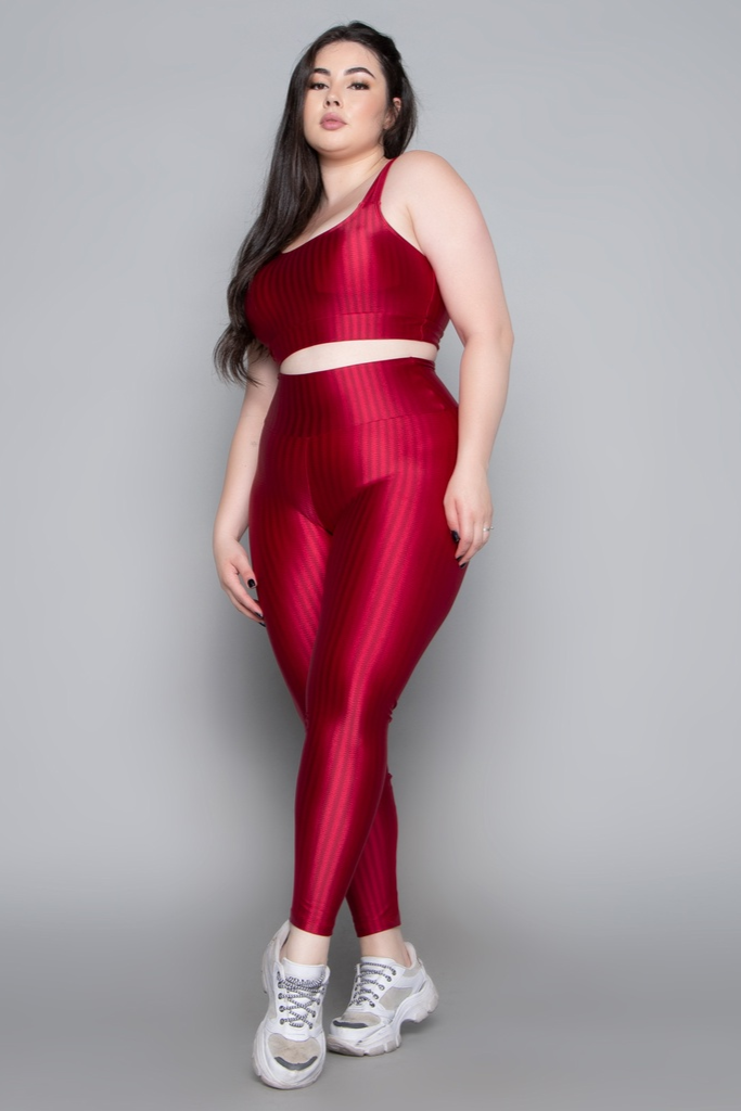 Conjunto Fitness Legging e Top Poliamida