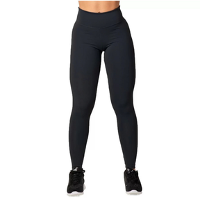 Calça Legging Feminina Lisa em Poliamida | Alta Elasticidade e Toque Suave