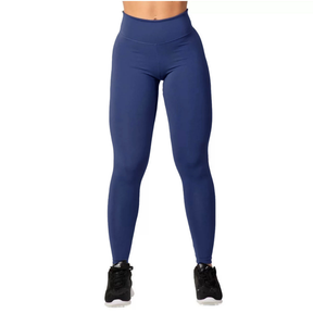 Calça Legging Feminina Lisa em Poliamida | Alta Elasticidade e Toque Suave
