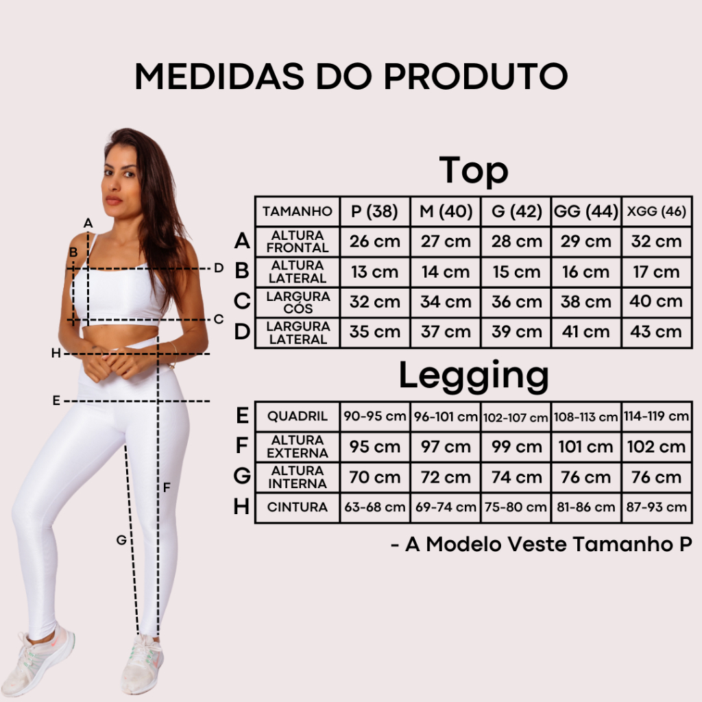 Conjunto Shine Top + Legging Cintura Alta Feminino Micro Canelado Bojo Removível