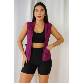 Colete Fitness com Touca - Dry Fit