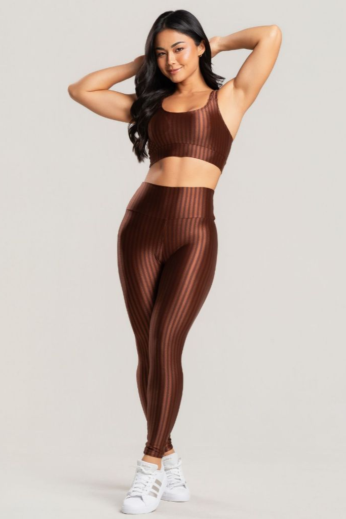 Conjunto Fitness Legging e Top Poliamida