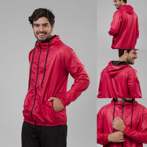 Jaqueta Corta Vento Masculina – Leve, Repelente à Água, FPU50 – Sportswear