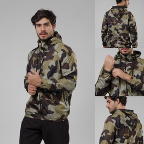 Jaqueta Corta Vento Masculina – Leve, Repelente à Água, FPU50 – Sportswear