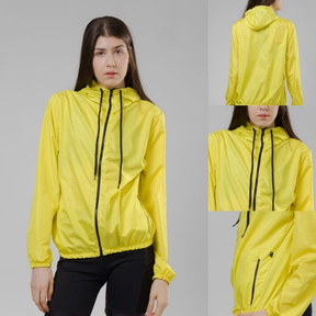 Jaqueta Corta Vento Feminina  – Leve, Repelente à Água, FPU50 – Sportswear