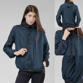 Jaqueta Corta Vento Feminina  – Leve, Repelente à Água, FPU50 – Sportswear