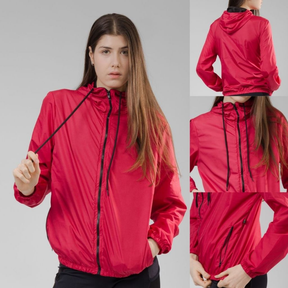 Jaqueta Corta Vento Feminina  – Leve, Repelente à Água, FPU50 – Sportswear