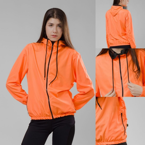 Jaqueta Corta Vento Feminina  – Leve, Repelente à Água, FPU50 – Sportswear