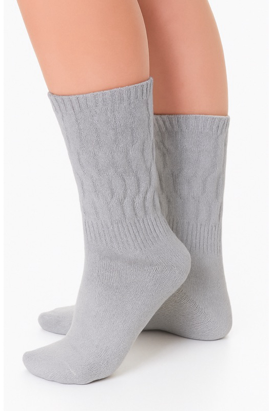 Kit 3 pares de meias unissex aeróbica grossa cano médio esporte yoga casual academia antiderrapante