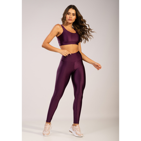 Conjunto Fitness Legging e Top Poliamida