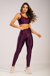 Conjunto Fitness Legging e Top Poliamida