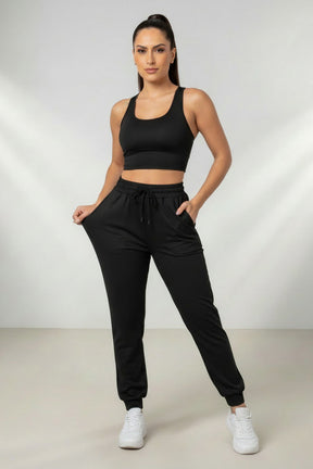 Calça Feminina Esportiva Slim Fit - Alta Elasticidade