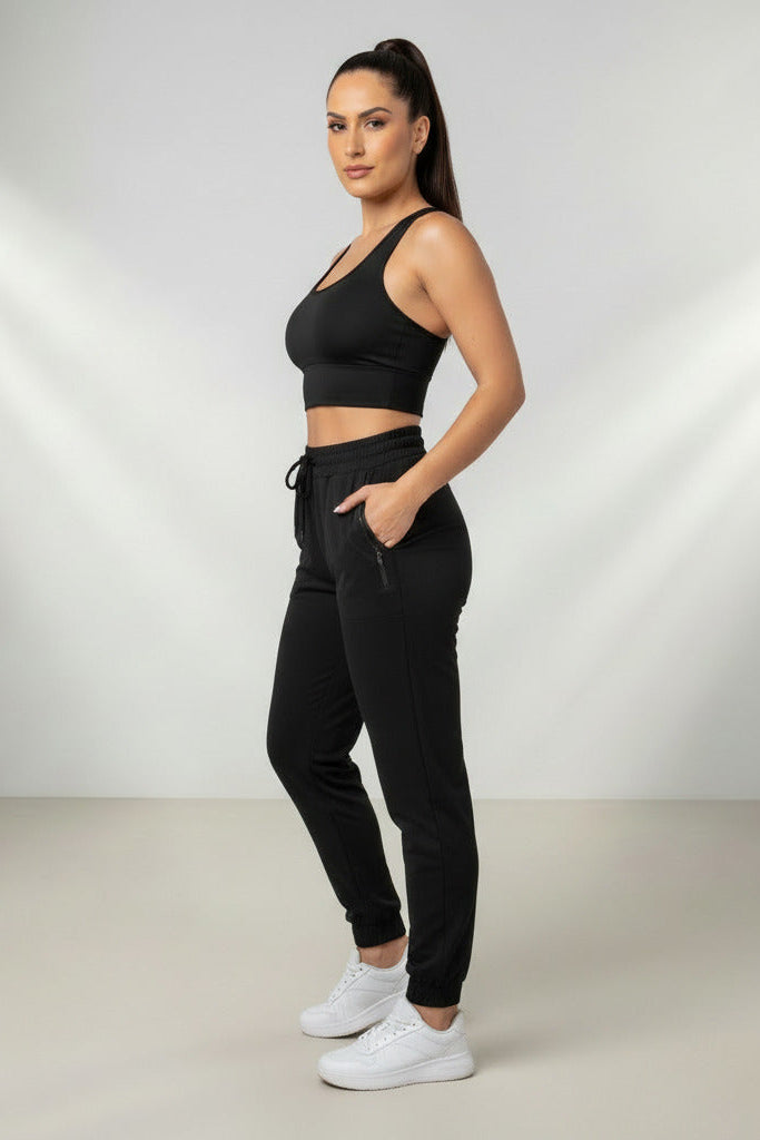 Calça Feminina Esportiva Slim Fit - Alta Elasticidade