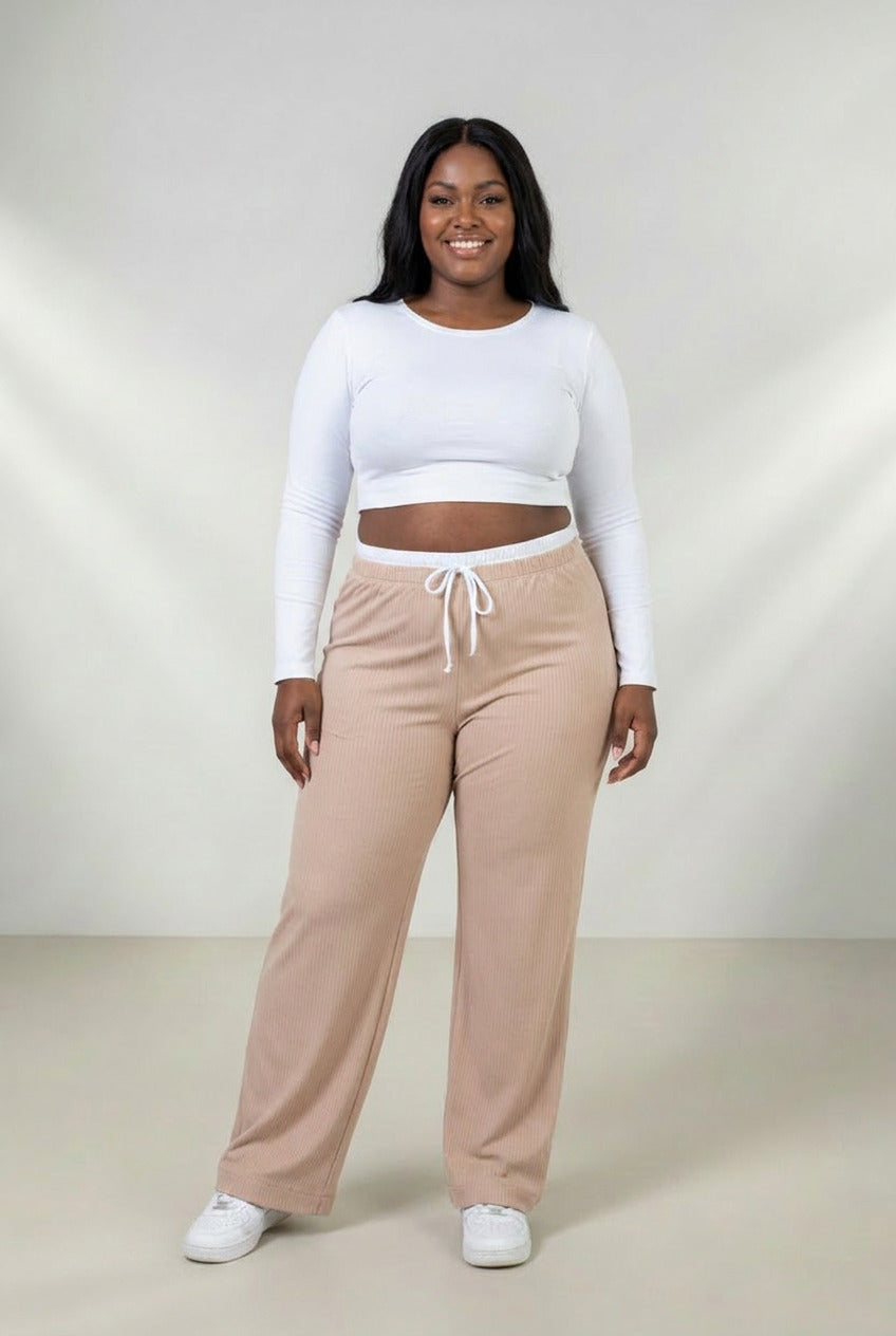 Calça Casual Feminino Plus Size – Urban Balance Collection - Até G4