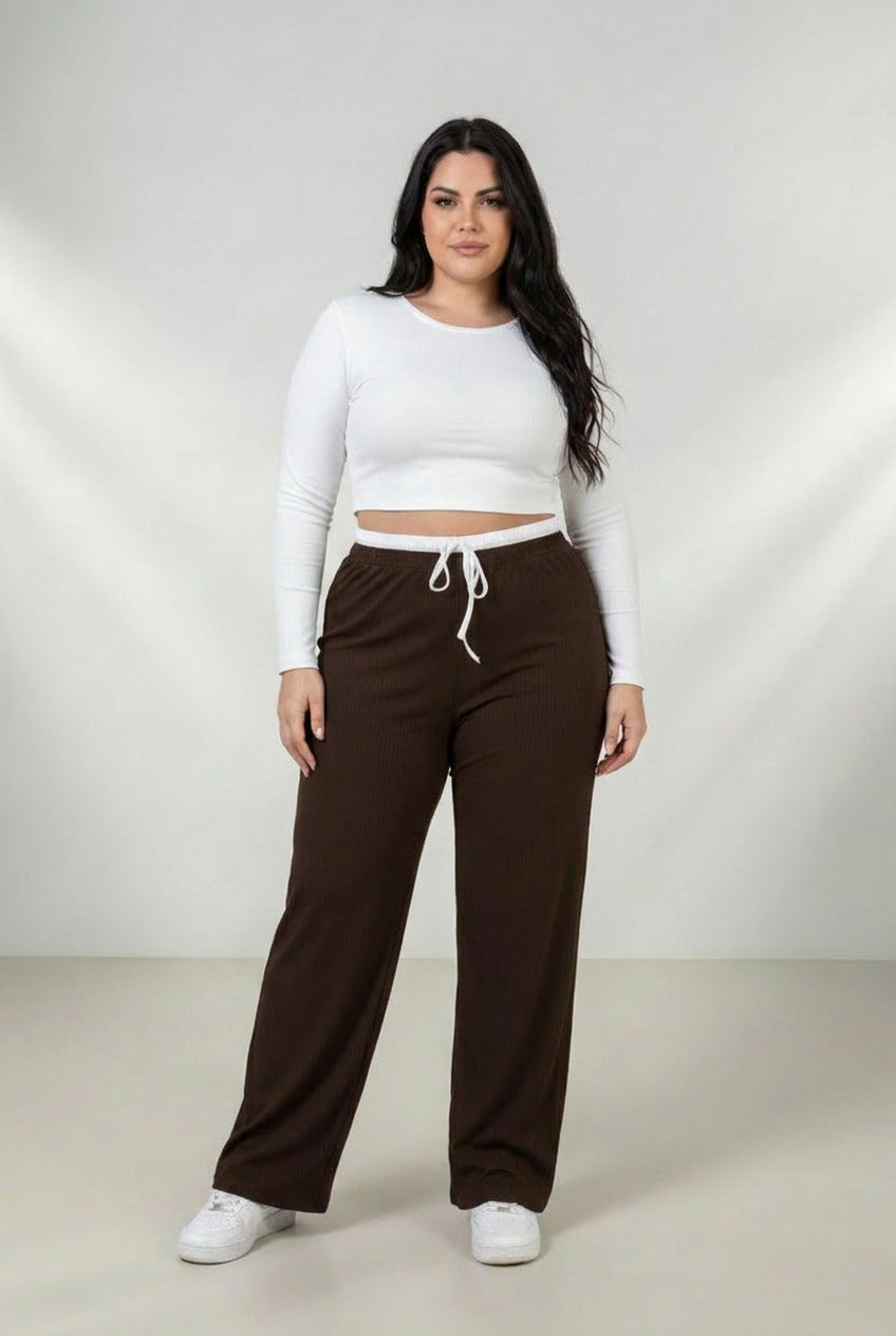 Calça Casual Feminino Plus Size – Urban Balance Collection - Até G4