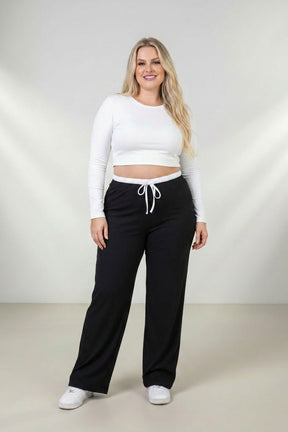 Calça Casual Feminino Plus Size – Urban Balance Collection - Até G4