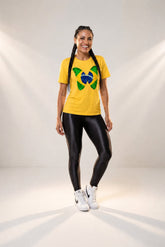 Camiseta Copa Brasil Borboleta - 100% Algodão
