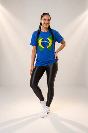 Camiseta Copa Brasil Borboleta - 100% Algodão