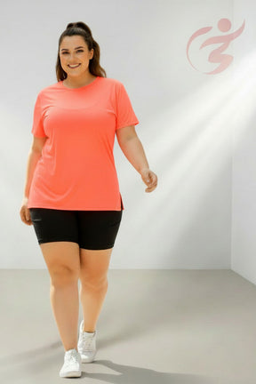 Camiseta Fitness Feminina Plus Size Tapa Bumbum