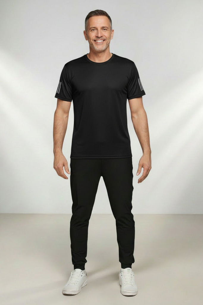 Camiseta Masculina De Seda Gelada (Tecnologia Ice Silk) – Slim Fit