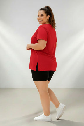 Camiseta Fitness Feminina Plus Size Tapa Bumbum