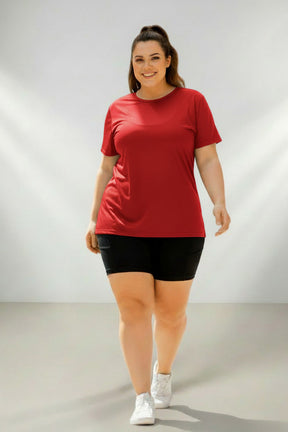 Camiseta Fitness Feminina Plus Size Tapa Bumbum