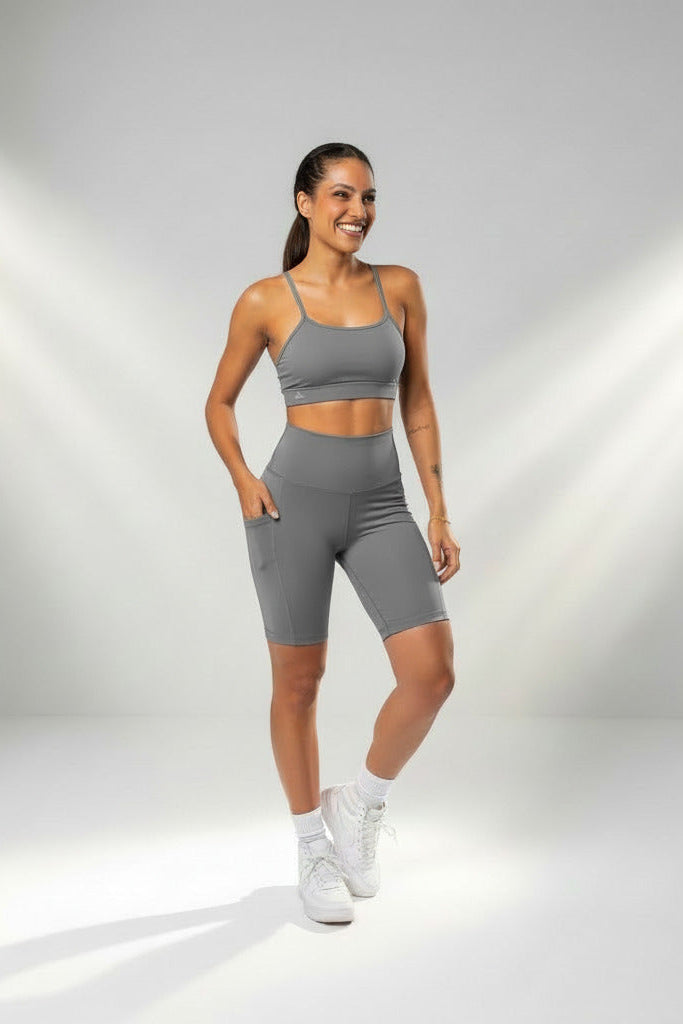 Bermuda Fitness Proteção UV50+ em Poliamida