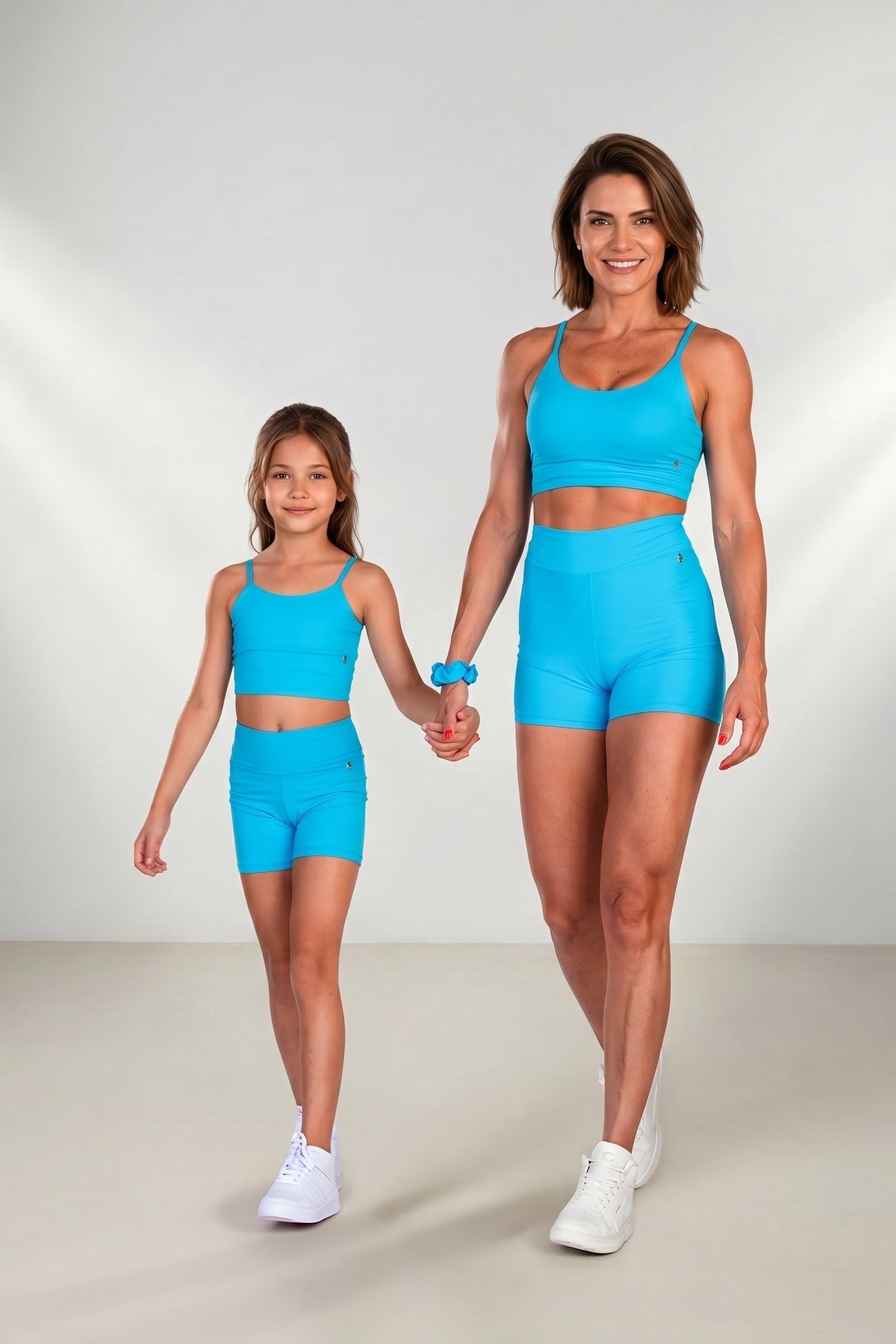 Conjunto Mãe e Filha Fitness - Top e Short -  Conexão, Estilo e Performance