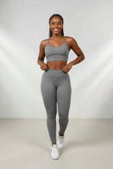 Conjunto Fitness Poly Feminino com Legging e Top (OUTLET)