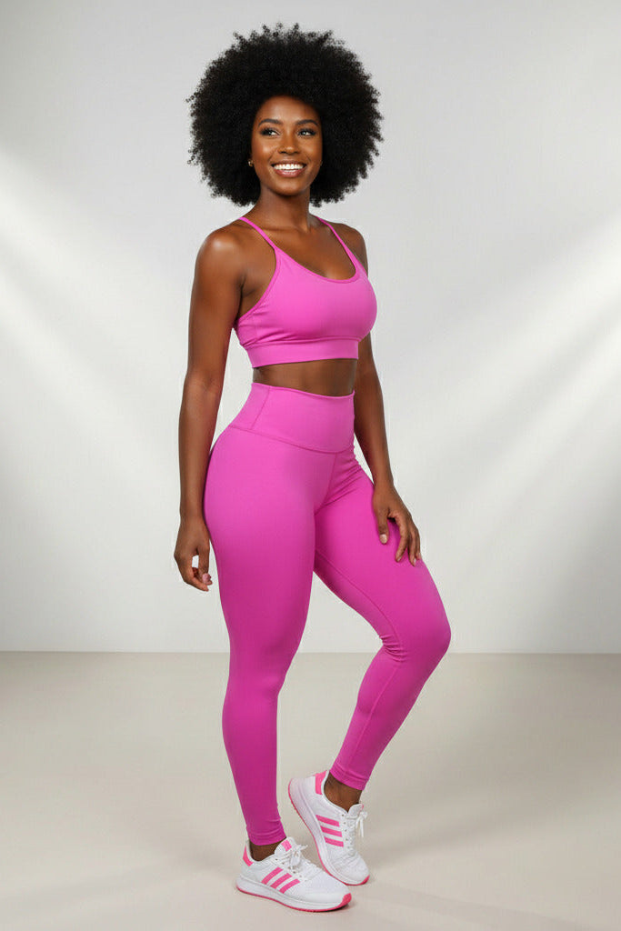 Conjunto Fitness Feminino com Legging e Top