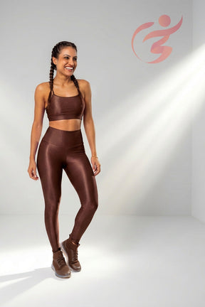 Conjunto Fitness Poliamida Premium Canelado