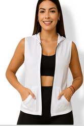 Colete Fitness com Touca - Dry Fit