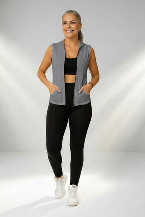 Colete Fitness com Touca - Dry Fit