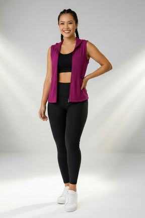 Colete Fitness com Touca - Dry Fit