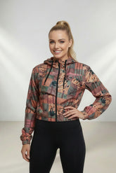 Jaqueta Bomber Corta Vento Feminina Estampada - Ultimas Peças !! (Outlet)