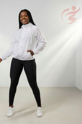 Jaqueta Corta Vento Feminina  – Leve, Repelente à Água, FPU50 – Sportswear