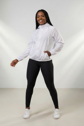 Jaqueta Corta Vento Feminina  – Leve, Repelente à Água, FPU50 – Sportswear